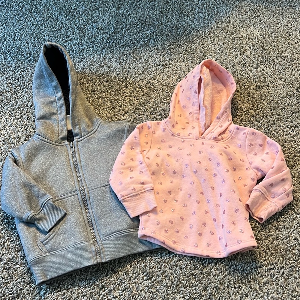 Baby Girl 12mo Hooded Sweaters